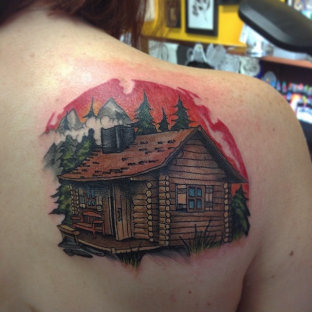 Twitter 上的 Remy E s c a p e     Little log cabin in the woods for  the lovely Kayleigh thank you      atelierfour  