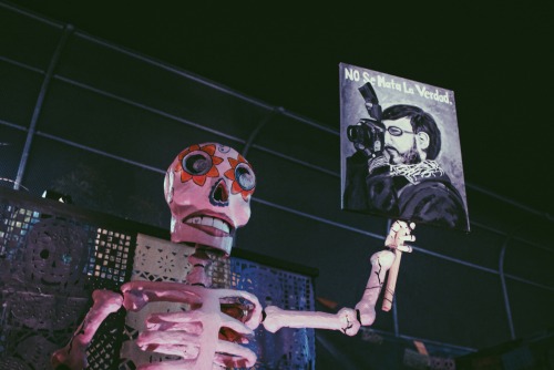 qloud:  NO SE MATA LA VERDAD // you cannot kill the truth ¡Feliz Día de los Muertos! 2015 Los Angeles, CA 