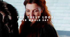 sansalayned:  Catelyn Tully and Sansa Stark