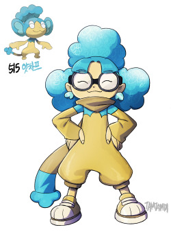 My doodle box — Pokemon Gijinka 489.Phione 490.Manaphy