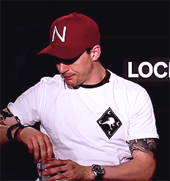 bernthaltrash:  Tom Hardy & Steven Knight discussing Locke [x] 