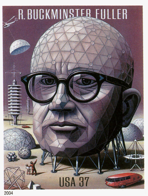 STAMP-Bucky Fuller by x-ray delta one flic.kr/p/7fnJkJ