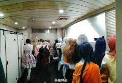 haiderabd51: The men’s restroom at the Anime &amp; Lolita Convention in Wuhan on December 10