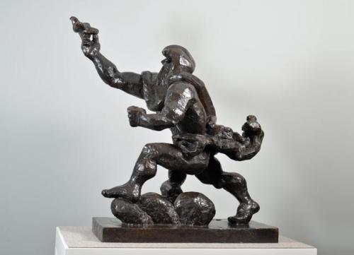 europeansculpture:Jacques LIPCHITZ (1891 - 1973), L’Esprit d’entreprise, (étude), 1951