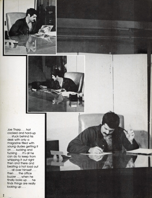 From A GOOD DAYS WORK (1979) Model is Joe Tharp