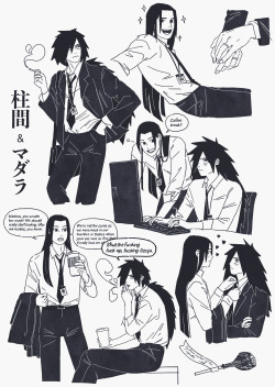 shisuuis:office romance hashirama & madara