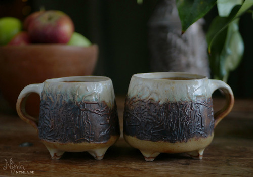  The shop has been updated :} https://nymla.etsy.com A few woodborer and bark mugs and little kåsor!