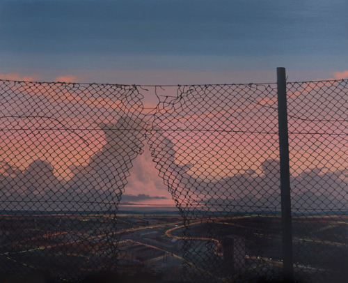 myfairynuffstuff:MJ Lourens (b.1973) - At the Edge of the Origin. 2016. Acrylic on board.