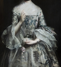 Hoaxvault:  Sir Joshua Reynolds, Anne Molesworth (Detail)   1755 