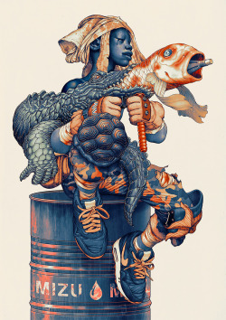 Asylum-Art:  Mixed Media Illustrations By James Jean  Working With Traditional And