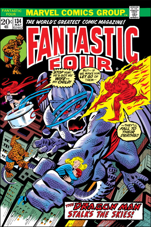 Cover of the Day:Fantastic Four #134 (May, 1973)Art by John Buscema, Joe Sinnott, &amp; John Costanz