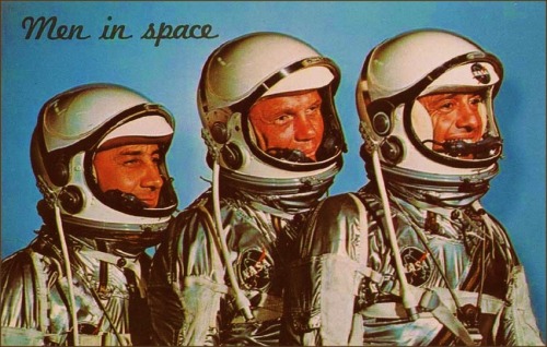 Men In Space; Gus Grissom, John Glenn and Alan Shepard, 1960s