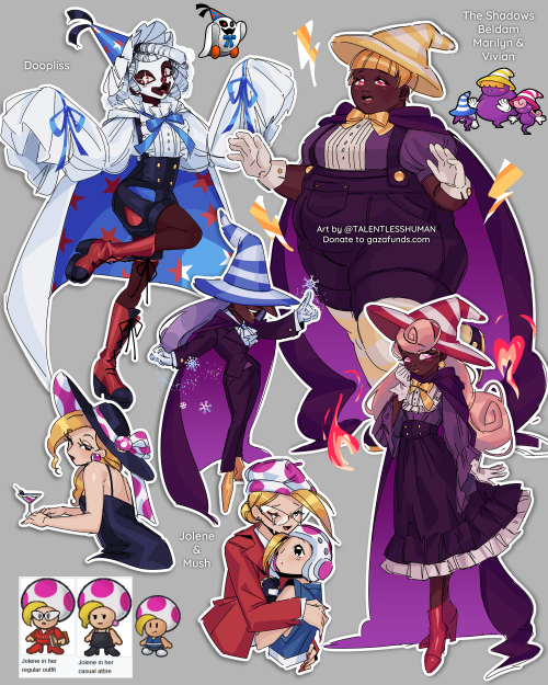 More Paper Mario Ttyd Humanizations / Gijinkas. Here Are The Ones I Did For All The Party Members: X