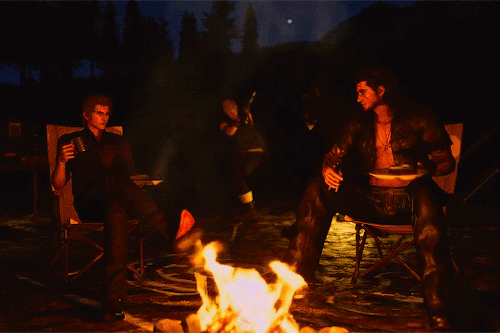 Prompto, Gladio, Ignis.I Leave It To You.Walk Tall, My Friends.FINAL FANTASY XV (2016)