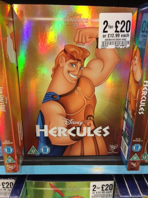 Why does Hercules look like he’s dying on the inside?