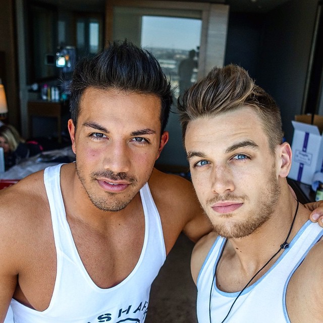 jedinickie:  Launch break with @christianguzmanfitness #LiveToInspire #Australia
