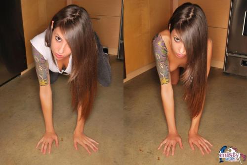 misty-gates:  Misty Gates in The Kitchen 07-14