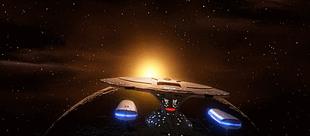 spockvarietyhour:Riding off into the sunset.