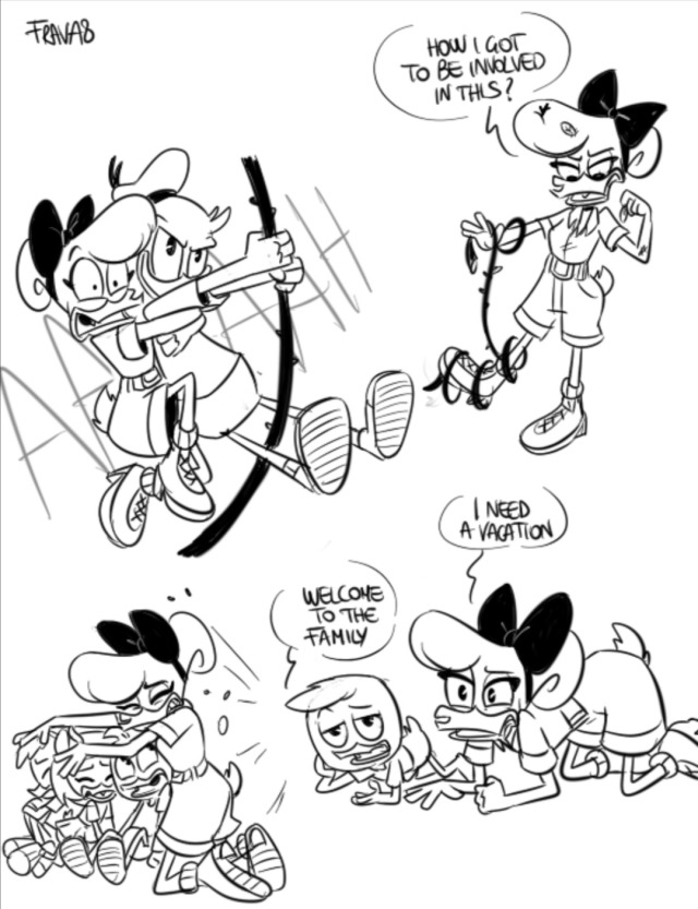 pic Webby And Lena Fanart ducktales lena on tumblr