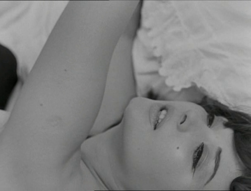 hjeri:    Sylvie Bréal in L'homme qui ment (1968)  Director: Alain Robbe-Grillet 