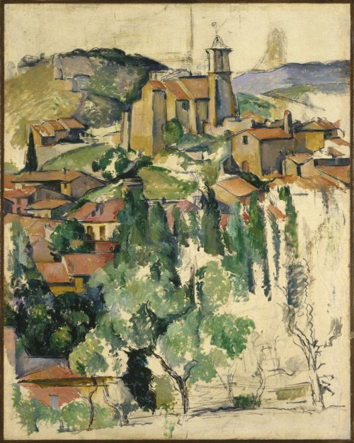 In 1885, when Francisco Oller was back in Puerto Rico, his friend Paul Cézanne was home in his nativ