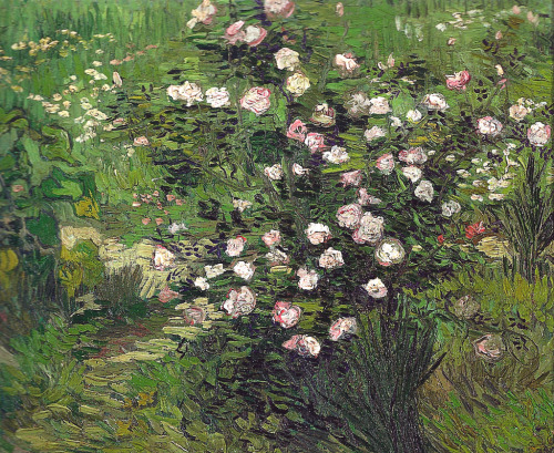  Vincent van Gogh - Roses, 1889 (National Museum of Western Art - Tokyo Japan) Van Gogh 