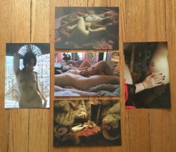 herdirtylittleheart:I had some of my favourite photographs from our Sapphic Slumber Parties made into postcards and they turned out lovely. (Click here to get your own.)