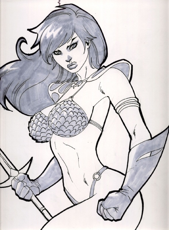comicbookwomen:  Red Sonja-Ale Garza