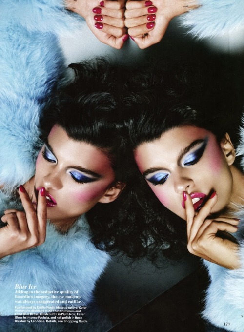 “Technicolor Dreams” Crystal Renn by Nicolas Moore for Allure November 2013 renn