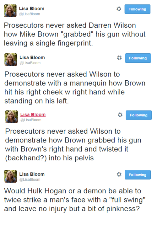 cccnnnfff:  rafi-dangelo:  Lisa Bloom, (Gloria Allred’s daughter) is an attorney, author, CNN legal analyst, and founder of general-practice law firm The Bloom Firm.  Let me just tell you it’s nice to see an actual lawyer reading McCulloch and his