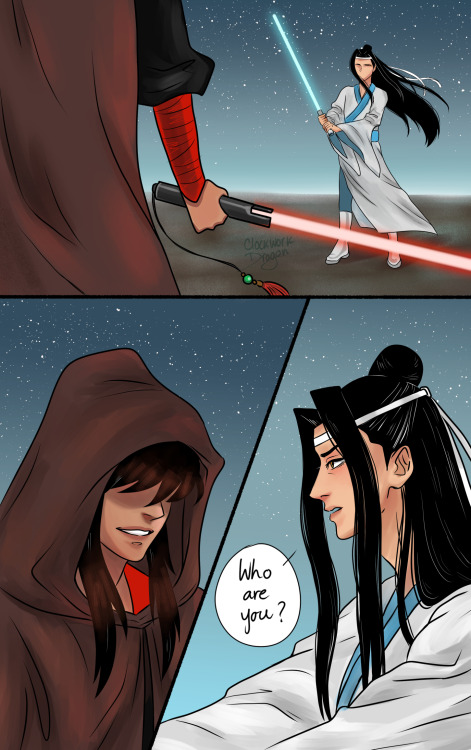 c-dragon-art:Thought of a really angsty star wars au the other day….