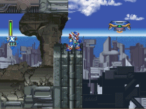 awesomevideogamegifs:Megaman X5 Intro Stage