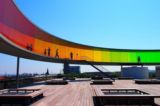 aestheticgoddess:  Olafur Eliasson, Your Rainbow Panorama, 2006-2011
