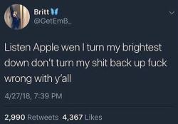 melonmemes:  Apple out here finessing yall.