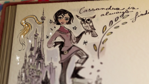 A few illustrations from Rapunzel’s journal!