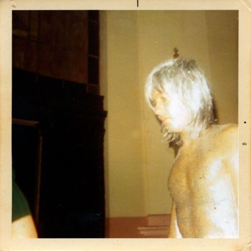 thesongremainsthesame - Iggy Pop covered in silver paint and...