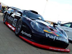 auto-elegance:  Playstation… 911 GT1 at Silverstone Classic.