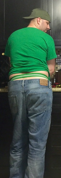 jockcub1983:Felt like a Green Day today 😋😈