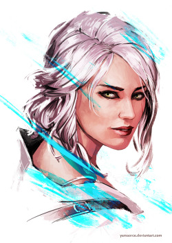 Ciri - The Witcher 3 By Yamaorce 