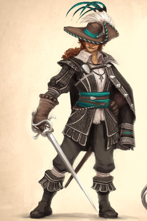 we-are-rogue:Adalia de Volador by Julien FenoglioThis is what En Garde’s main character looks 