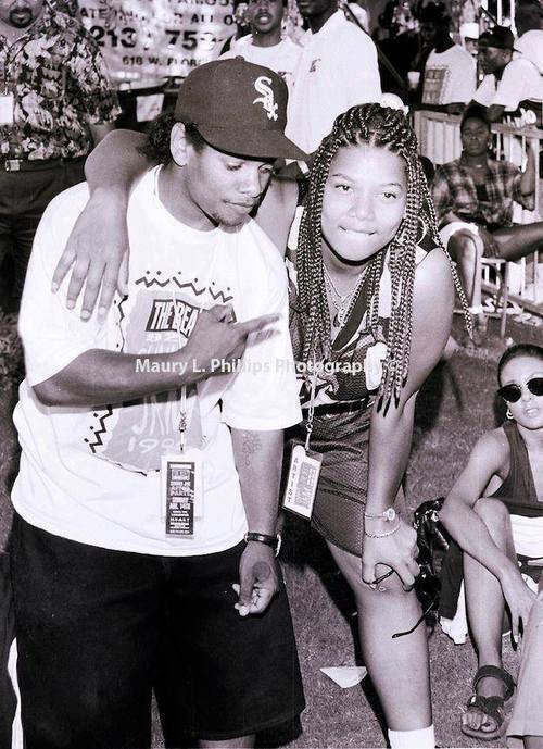 untitled-street:  Perfect picture: Queen Latifah & Eazy