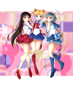 girlsbydaylight:  Sailor Trio by Rurutia8