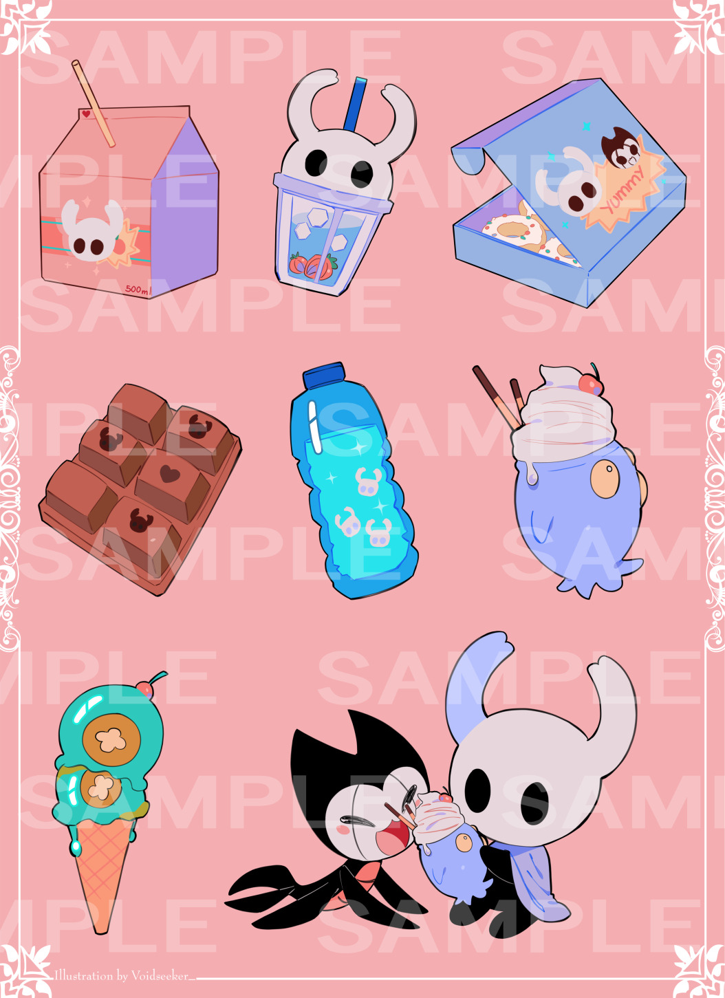 hallownestbox:  Hollow Knight stickers set !10月20日にインテックス大阪で開催されますUNLIMITED