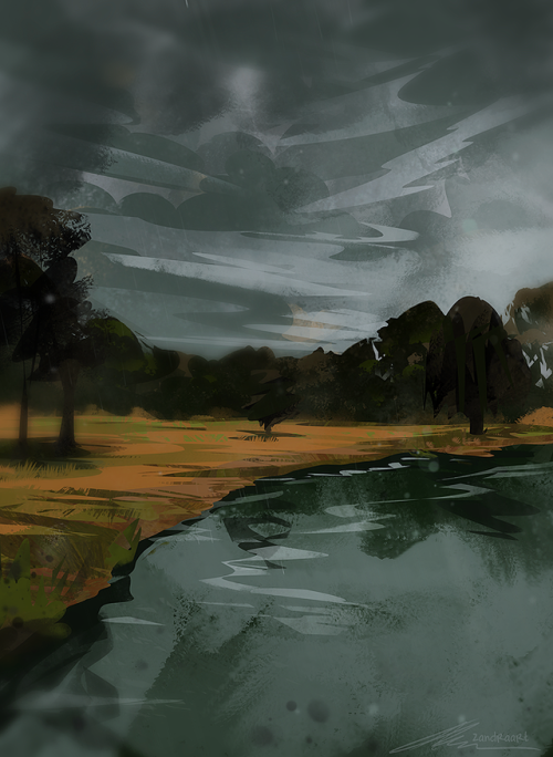 zandraart:heavy clouds