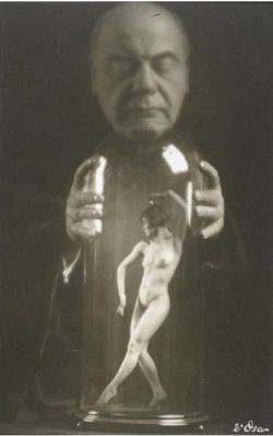 inneroptics:  &ldquo;Queen B&rdquo;, Madame d’Ora, 1926   I saw a lion he was standing alone with a tadpoles in a jar