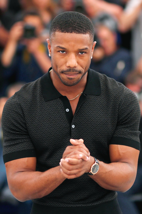 awardseason:Michael B. Jordan‘Fahrenheit 451′ photocall, 71st Cannes Film Festival | May 12, 2018