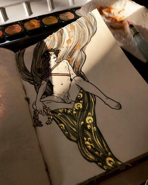 fyodorpavlov:Some Klimt-esque fussing ✨ adult photos