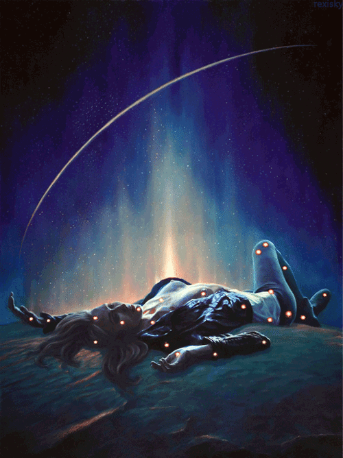 rexisky:  Sky Cathedral (18 x 24″, Oil on Panel) by Billy Norrby | Motion Effects