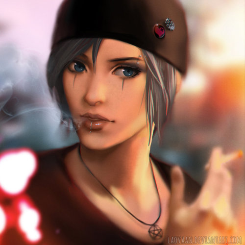 Life Is Strange - Chloe (goth outfit) by Laovaan