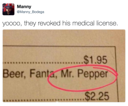 Tastefullyoffensive:  “I Didn’t Spend Six Years In Soda Medical School To Be